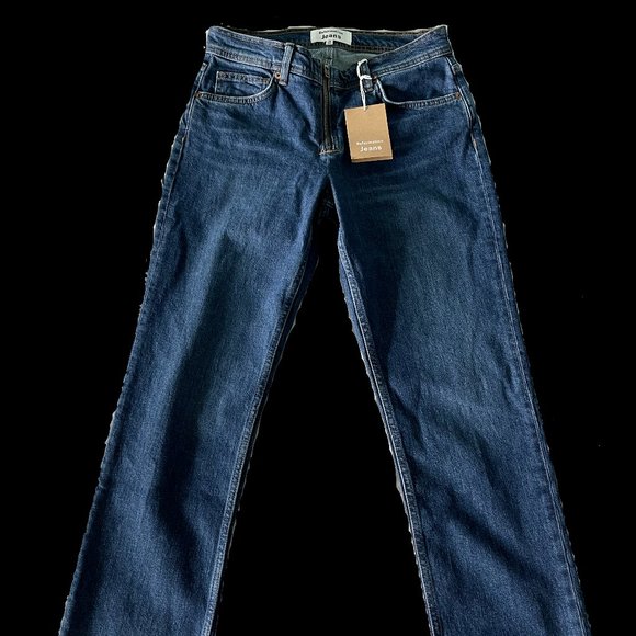 NEW | Reformation Julianna Zip Mid Rise Straight Leg Jeans | Size 26 - Picture 2 of 2